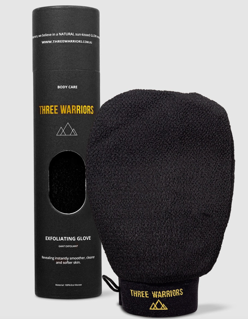 Three Warriors Exfoliating Glove